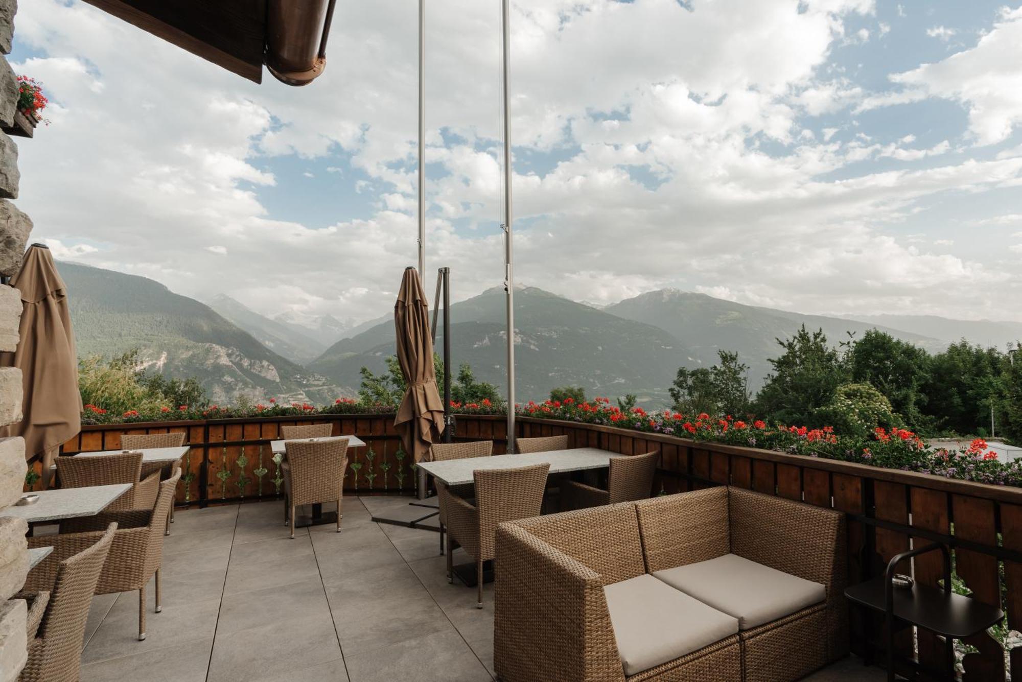 Hotel Panorama Crans Montana Crans-Montana Exterior foto